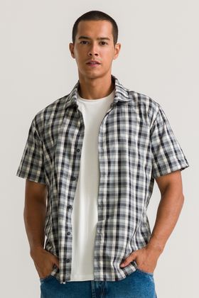 CAMISA CASUAL MANGA CURTA CHESS XADREZ