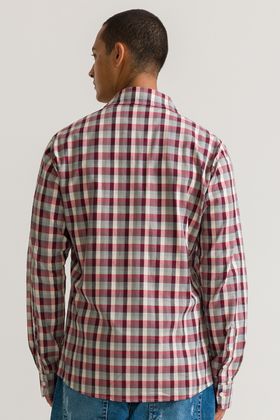 CAMISA CASUAL MANGA LONGA ADULTO BOXER XADREZ
