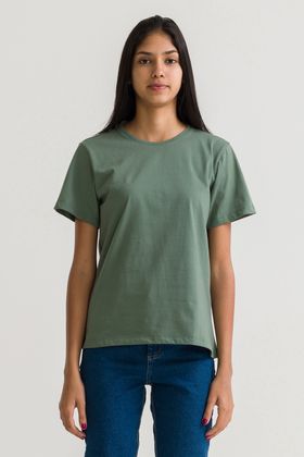 CAMISA FEMININA LEVE VERDE ASPARGO
