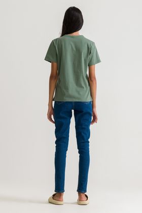 CAMISA FEMININA LEVE VERDE ASPARGO