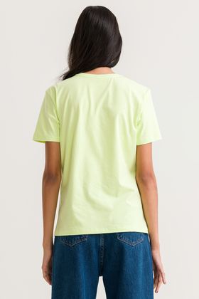 CAMISA FEMININA LEVE VERDE MAÇA