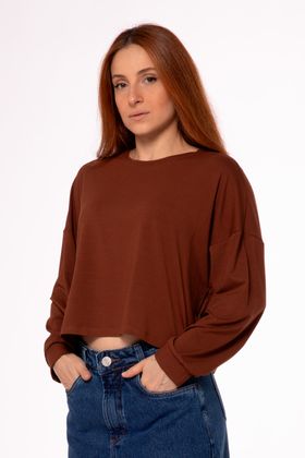 BLUSA MANGA LONGA FEMININA ADULTO MARRY