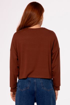 BLUSA MANGA LONGA FEMININA ADULTO MARRY