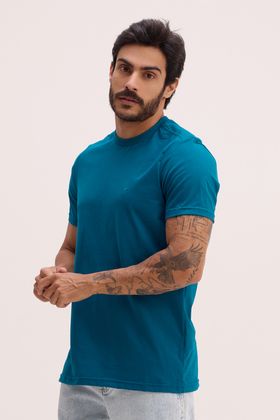 CAMISA BASICA LEVE LEVEZA AZUL PETROLEO