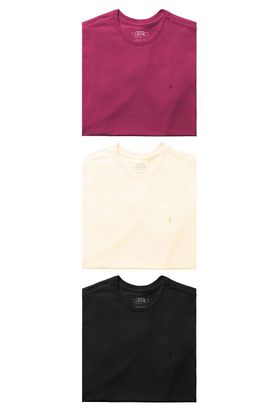 KIT TRÊS CAMISAS BÁSICAS