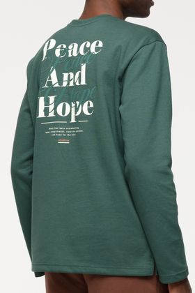 MOLETOM GOLA CARECA PEACE AND HOPE