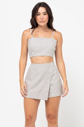 SHORT SAIA FEMININA FLAT