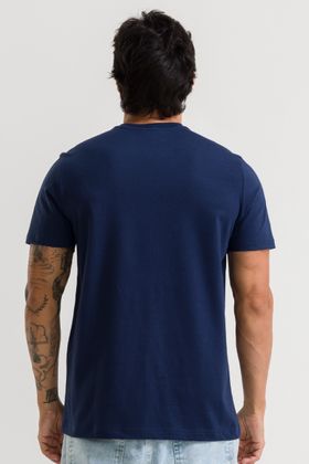 CAMISA BÁSICA LEVE LEVEZA MARINHO