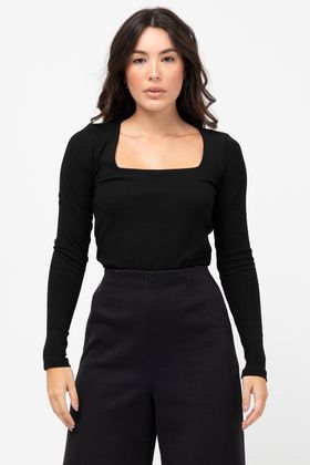 BLUSA MANGA LONGA FEMININA COLLEGE