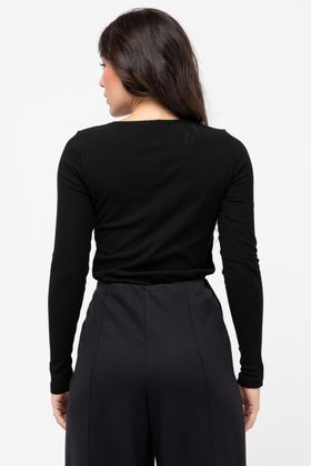 BLUSA MANGA LONGA FEMININA COLLEGE
