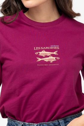 T-SHIRT FEMININA LES SARDINES