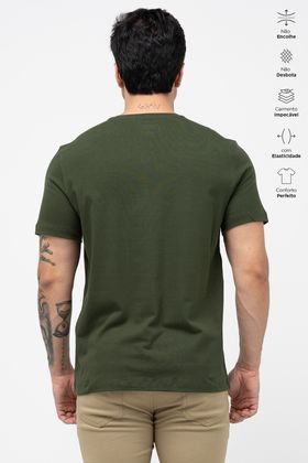 CAMISA DIFERENCIADA ADULTO ELASTIC VERDE MILITAR