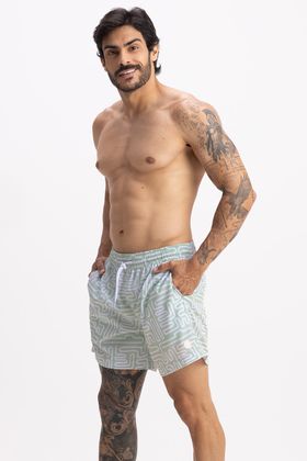 SHORT VOLEY SUBLIMADO ADULTO LABIRINTO