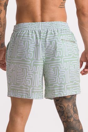 SHORT VOLEY SUBLIMADO ADULTO LABIRINTO