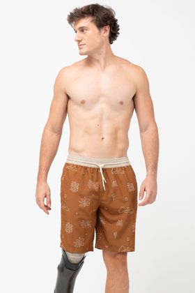 SHORT LONGO SUBLIMADO ADULTO TROPICAL DOOPLES