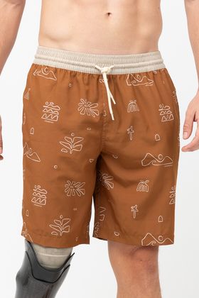 SHORT LONGO SUBLIMADO ADULTO TROPICAL DOOPLES