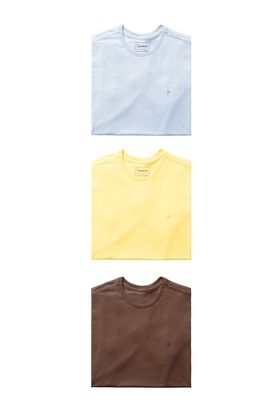 KIT 3 CAMISAS BÁSICAS