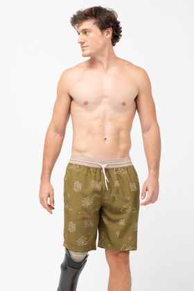 SHORT LONGO SUBLIMADO ADULTO TROPICAL DOOPLES