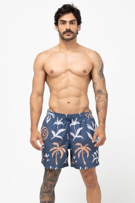 SHORT VOLEY SUBLIMADO ADULTO WAVY HIBISCUS