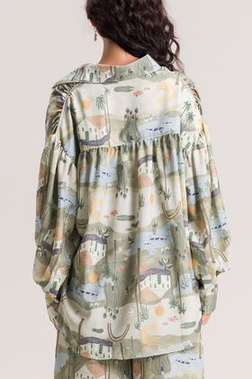 CAMISA MANGAS BUFANTES CARNEIROS