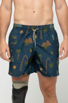 SHORT VOLLEY SUBLIMADO ADULTO TROPICAL SURREAL