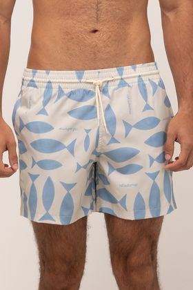 SHORT VOLLEY SUBLIMADO ADULTO PLAIN FISH