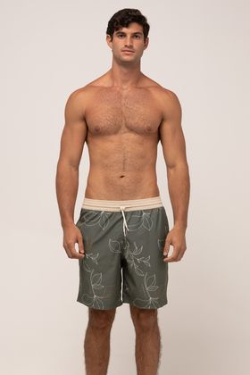 SHORT LONGO SUBLIMADO ADULTO FOLIAGE