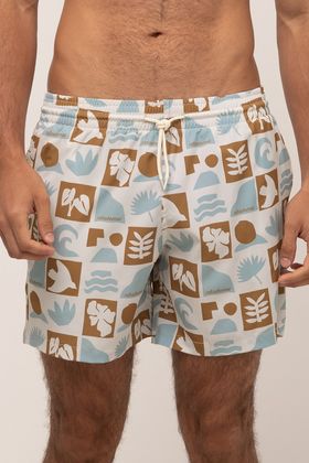 SHORT VOLLEY SUBLIMADO ADULTO SEPIA SUMMER